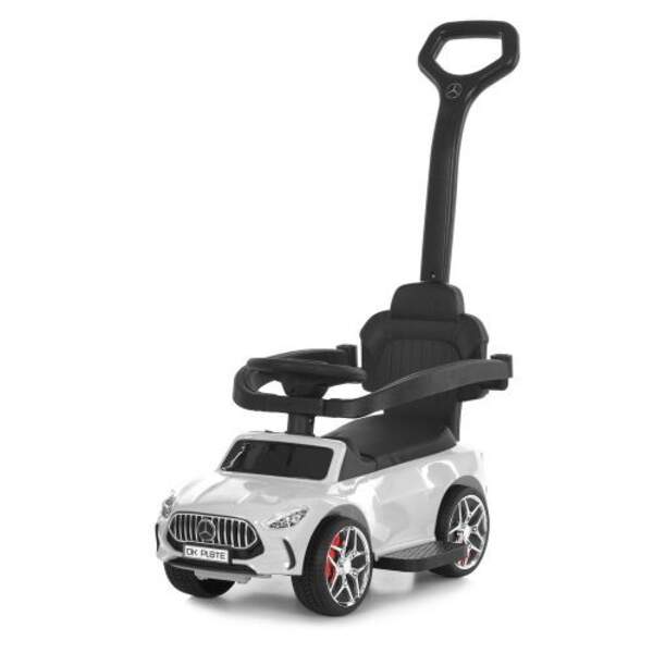 Каталка-толокар M 6255EL-1 (1шт) бат.ручка, муз, світло, шкіра, підсклянник, MP3, BLUETOOTH, білий (шт)