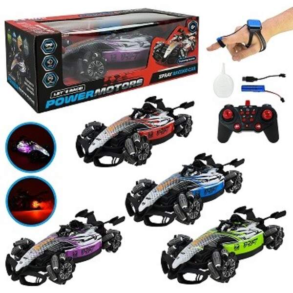 Машина р/к арт. PM3421 (24шт) "POWERMOTORS" акум,світло,звук,пар,2 пульта кер.4 кольори,у короб.40,5 (шт)