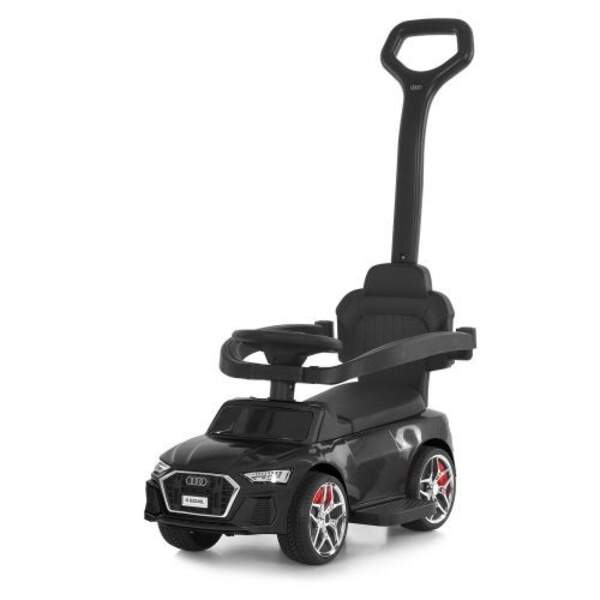 Каталка-толокар M 6254EL-2 (1шт) бат.ручка, муз, світло, шкіра, підсклянник, MP3, B, BLUETOOTH, чорн (шт)