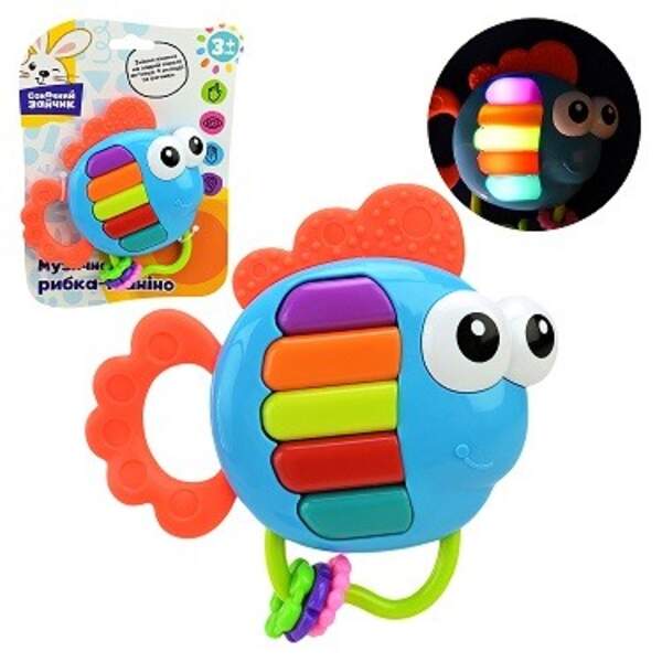 Брязкальце муз.арт. PL-724-71 (48шт)"Сонячний зайчик",батар, в комплекті, мелодії на клавішах як піа (шт)