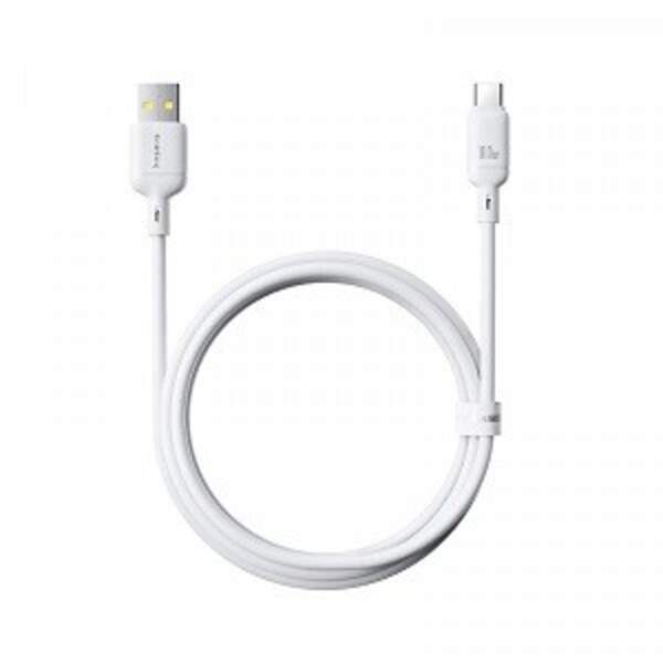 Кабель Baseus Silky Series Fast Charging Cable USB-A to Type-C 100W 1м White (P10377703213-00) (шт)