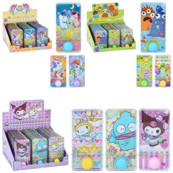 Водяна гра 228-A24-O24-G24 (216шт) 13-7см, мікс видів, 24шт(3види) в дисплеї, 25-14-18см (шт)