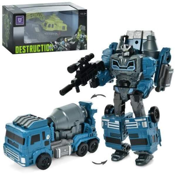 Трансформер LJ1675ED (24шт) робот+будтехніка 15см, 2 види, в кор-ці, 22,5-11,5-10,5см (шт)