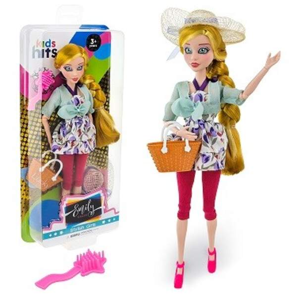 Лялька Emily Grace  арт. KH24/008 (12шт)  в стильному вбранні, аксес, короб. 16,4*37,5*5,2 см (шт)
