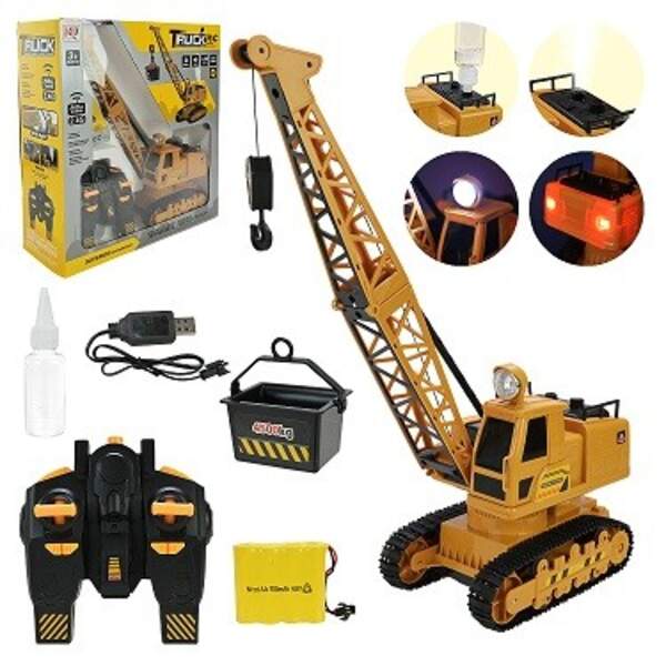 Підйомний кран арт. 722-2A (18шт)  р/к світло,дим,короб. 37*40*14,5см (шт)