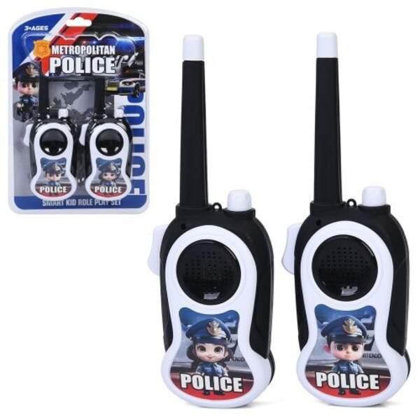 Рація 007-5B (60шт) поліція, 2шт, 20,5см, на бат-ці, у слюді, 19,5-29-4см (шт)