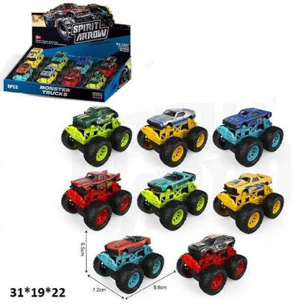 Легкова на великих колесах 5903 метал.інерц 8в.8шт.в кор.31*19*22 /24/192/ (шт)