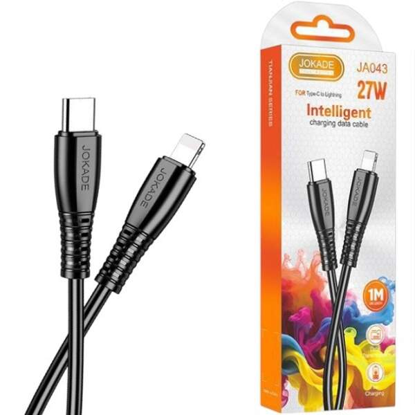 Кабель JOKADE JA043 PD27W (Type-C to Lightning) чорний (шт)