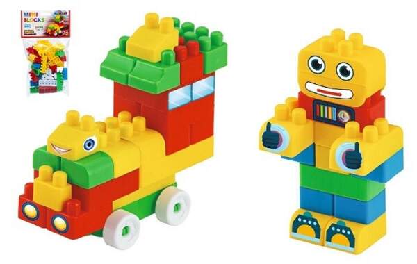 Конструктор "Mini Blocks №1" арт 116/1,  (50 деталей) Набір дитячий, Бамсик (шт)