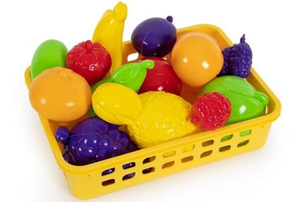 Кошик фруктовий великий, 15 різних фруктів, арт. 010/13 Набір дитячий   Бамсик (шт)