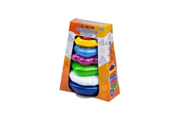 Піраміда Розвивайка "  арт 1811-коробка, Іграшка дитяча, Бамсик (шт)