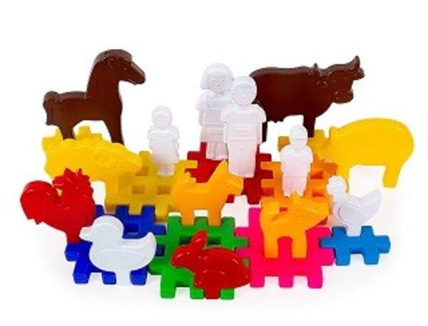 «Ферма  №1» арт. 115/15 (22 деталі) Набір дитячий  Бамсик (шт)