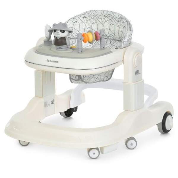 Ходунки ME 1200 URSA White (1шт) 2в1 муз., пушер, колеса 6шт, світло, на бат-ці, в кор, білий (шт)