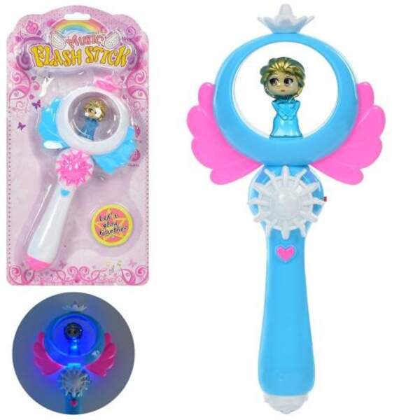 Чарівна паличка B011-A6 (80шт) фігурка, 24см, світло, звук, на бат-ці, 2 кольори, на листі, 33-17-5с (шт)