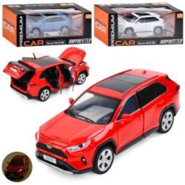 Джип AP-2008 (12шт) АвтоСвіт, 1:24, метал, інерц, 20см, звук,світло,відчиняються двері/капот/багажни (шт)