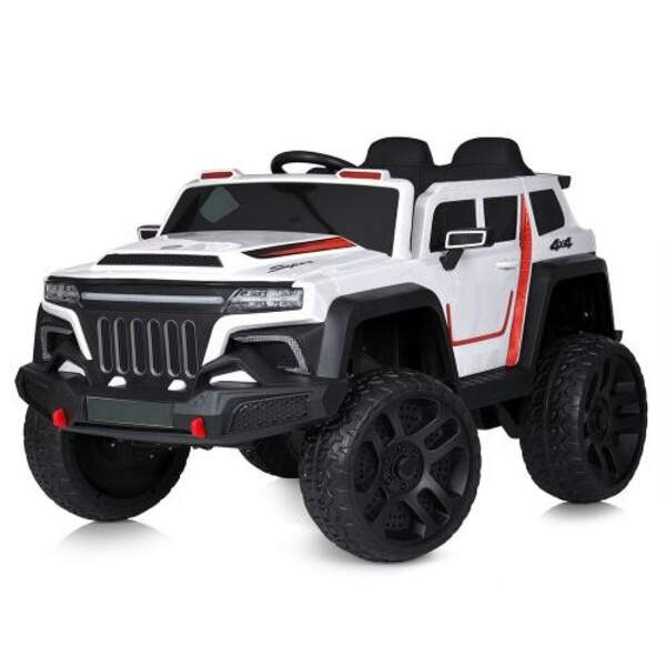 Машина M 5802EBLR-1 (1шт) 2,4G р/к,1акум12V12A, 4мотори45W, MP3, USB,колесаEVA, музика, світло, шкір (шт)