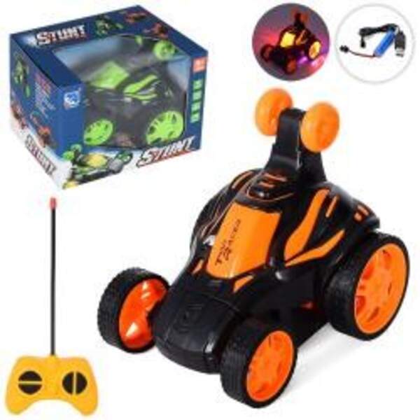 Машина YT377 (36шт) р/к, акум, 13см, трюкова,муз,св, пов360,USBзар, 2колір, в кор-ці, 17-13,5-11см (шт)