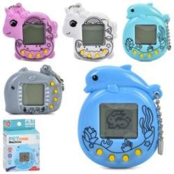 Гра 158A-41-42-43 (144шт) тамагочі, 5,5-5-2см, звук, ч/б екран, 3 види/мікс кольрів, бат(табл), в ко (шт)