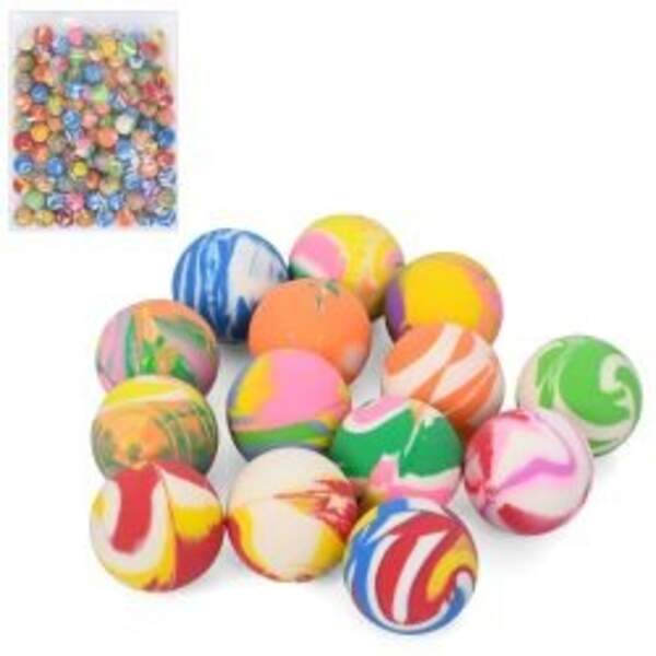 Стрибуни MS 4925 (1000шт) 3,2см, каучук, мікс видів, упаковка 100шт в пакеті (шт)