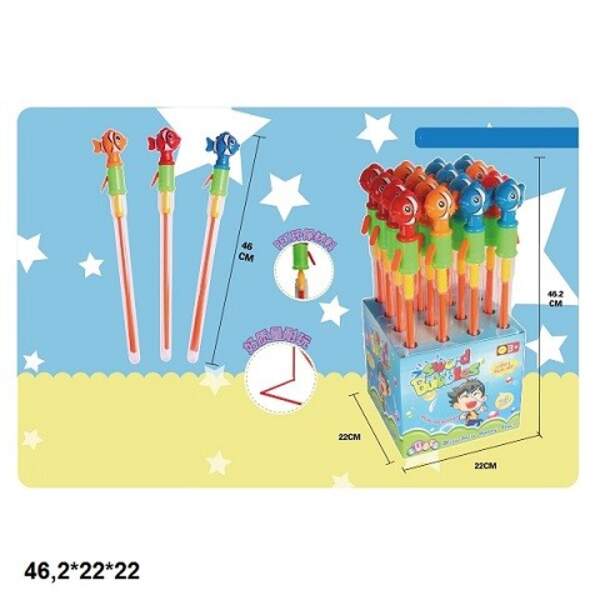 Мильні бульбашки-гіганти 120мл 922-307 риба-клоун 3кол.16шт.в кор.46,2*22*22 /6/96/ (шт)