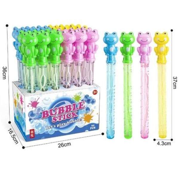 Мильні бульбашки 100мл 266-171 жабеня 4кол.24шт.в кор.37*16,5*26 /6/144/ (шт)