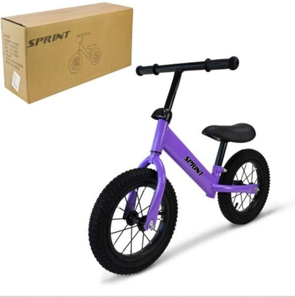 Велобіг арт. BB2507 (1шт)   сталевий, колеса 12 дюймів надувні,фіолетовий (шт)