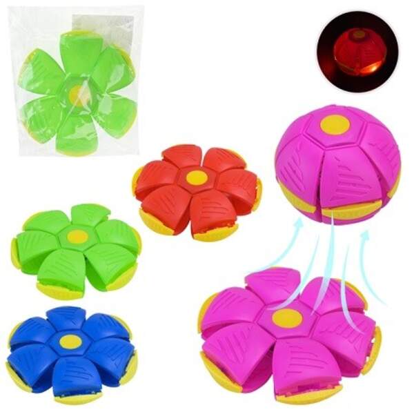 М'яч трансформер арт. 87008H-3 (120шт/2)  16 см 4 кольори  у пакеті 23*21*3 см (шт)