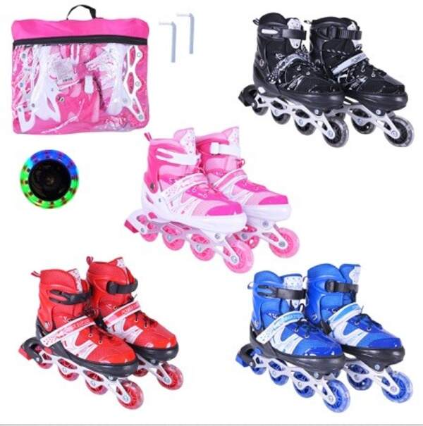 Роликові ковзани арт. RL25503 (6шт)  розмір L (38-41) колеса PVC (шт)