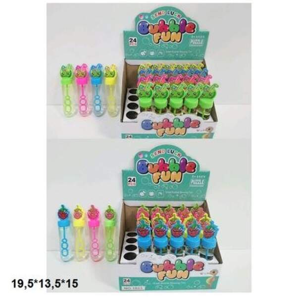 Мильні бульбашки 30мл 1820/1823 фрукти 2в.4кол.24шт.в кор.19,5*13,5*15 /18/432/ (шт)