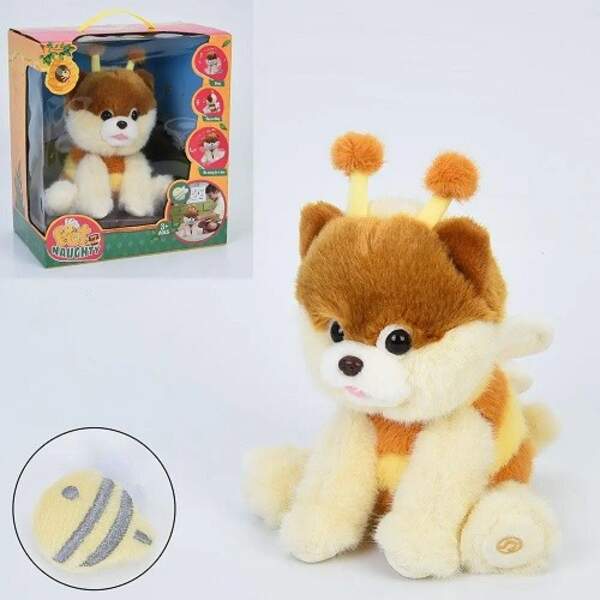 М'яка іграшка 933-179-80E (9шт) в23-20-17см, музика, звук, повтор, танцює/рухливий, реагує на бджілк (шт)