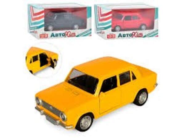 Машинка M 5657 (36шт) 1:32-38, метал, інерція, 12см, відчиняються двері, гумові колеса, 3 кольори, в (шт)