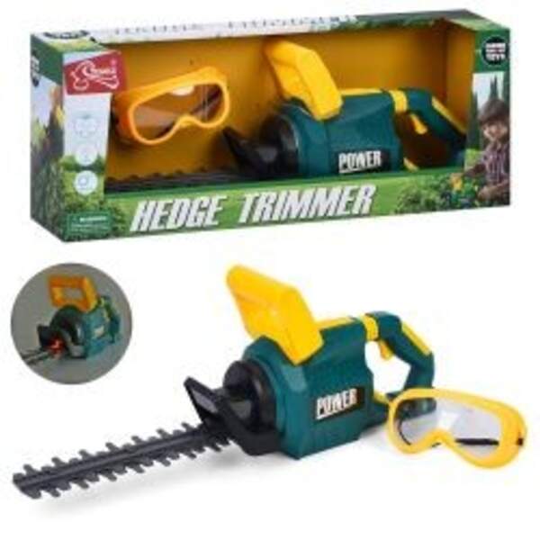 Набір інструментів T2049 (12шт) пила, 44см, рухлива деталь, звук, світло, окуляри 13см, на бат-ці, в (шт)