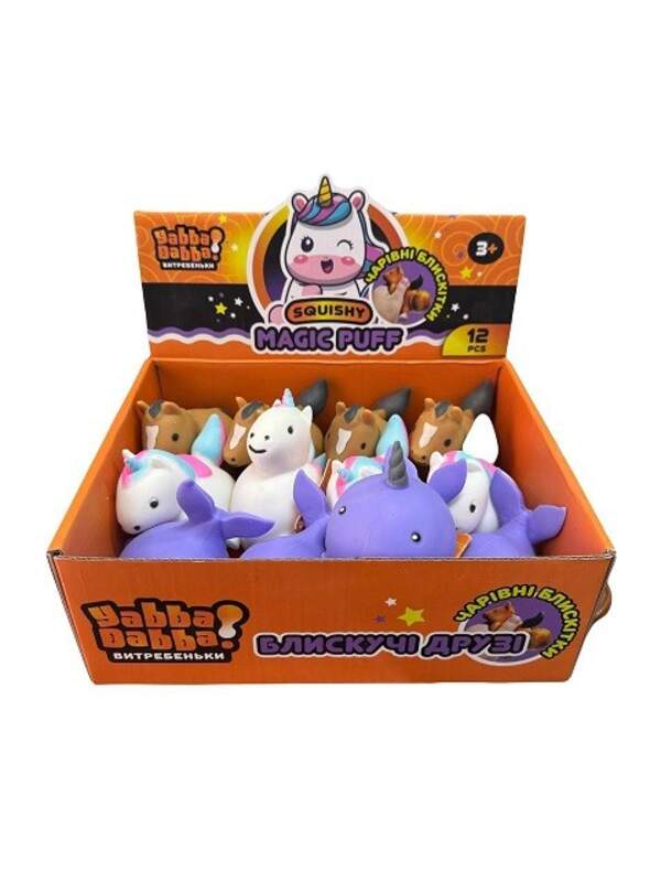 Антистрес YabbaDabba арт. YD2577 (72шт) 7см 3 види 12 шт дисплей бокс 21х17х7 см (шт)