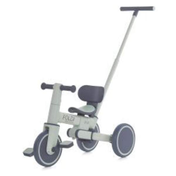 Велосипед дитячий El Camino FOLDI ME 1202 Slate Green (1шт) 3в1, 3 кол. EVA 8д., батьківська ручка, (шт)