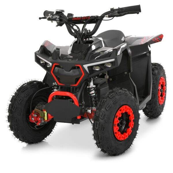 Квадроцикл HB-FFG1000-2-3 (1шт) мотор 1000W, 3акум 12V/12AH, 25км/год, до 45кг, світло, чорно-червон (шт)