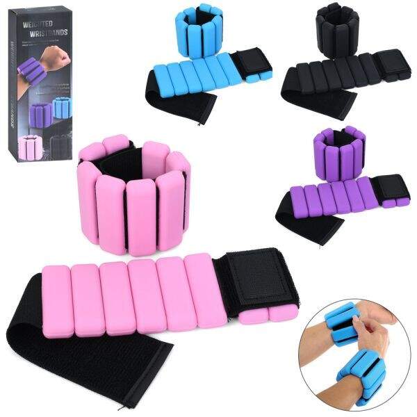 Обтяжувач MS 4966-1 (24шт) 2шт (2х500г), на липучках, 31-7-1,5см, 4 кольори, в кор-ці, 8-21-4см (шт)