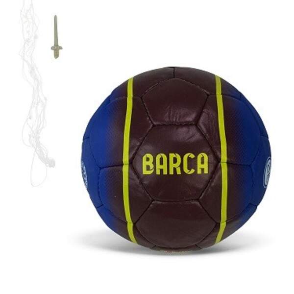М'яч футбольний арт. FP086 (30шт)   BARCELONA №5, PU 420 грам, 32 панелі,Пакістан,сітка+голка в комп (шт)