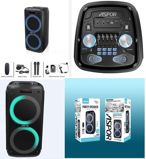 Колонка  ASPOR A668  Black (шт)