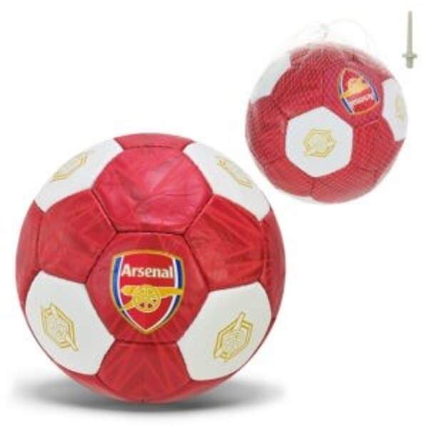 М'яч футбол. арт. FP113 (30шт) ARSENAL  №5, PU 420 грам, 32 панелі,Пакістан,сітка+голка у комплекті (шт)