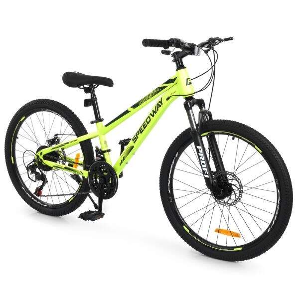 Велосипед PROFI SPEEDWAY 24 д. SW-2405 (1шт) сталев.рама 11",SKD85%,SAIGUAN 21SP,швидкознім.кол.,про (шт)