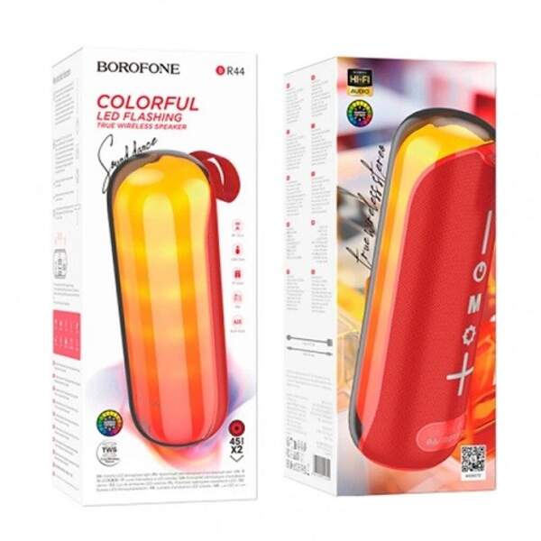 Портативна Bluetooth колонка Borofone BR44 Sound dance BT speaker red (шт)