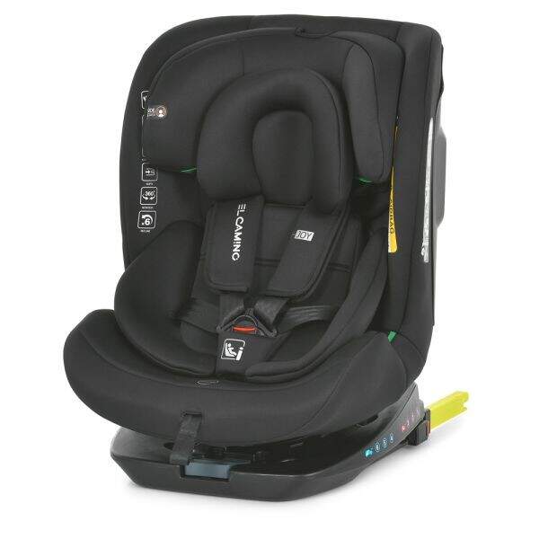 Автокрісло El Camino i-JOY ME 1205 Black (1шт) i-SIZE R129, зріст дит.40-150см (від народж.до 36кг а (шт)