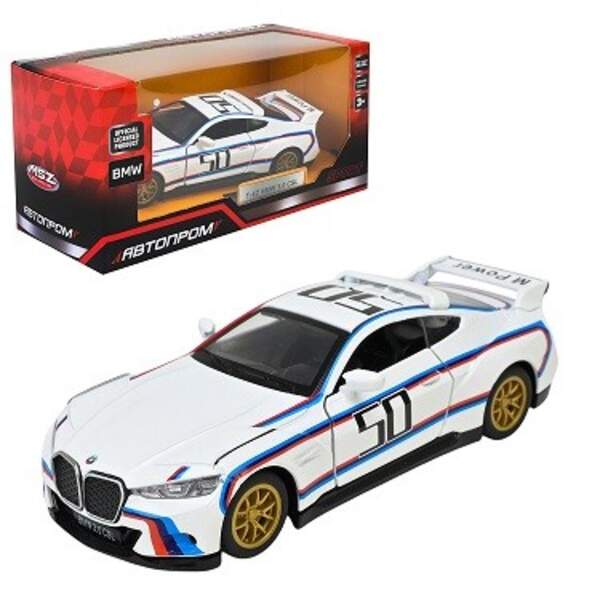 Машина мет. АВТОПРОМ арт. 4389 (96шт/2)  1:42 BMW 3.0CSL,короб. 14,5*6,5*7см (шт)