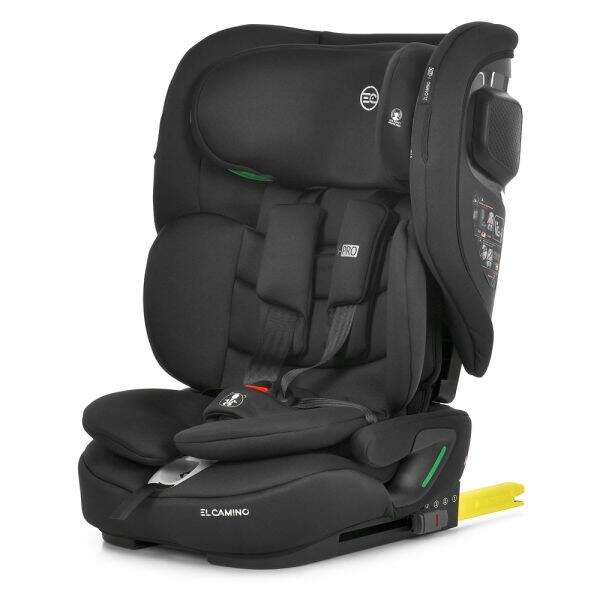 Автокрісло El Camino i-PRO ME 1234 Black (1шт) дитяче, i-SIZE R129, зріст дит.76-150см, рег.підголів (шт)