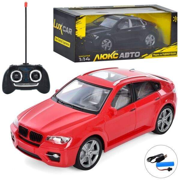 Джип M 4922 (12шт) р/к, акум, 1:14, 28см, гумові колеса, USBзарядне, 2 кольори, в кор-ці, 35,5-14-17 (шт)