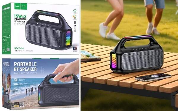 Портативна Bluetooth Колонка Hoco HC47 Delight BT speaker Black (шт)