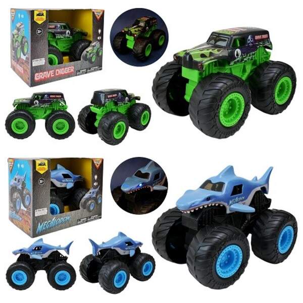 Іграшка машинка Monster Jam 1:24 арт. 6071191 (2шт) 2 види, батар, звук, світло короб. 22,8*15*18,5с (шт)