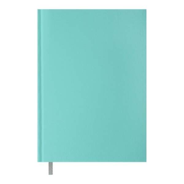 Книга записна OPTIMAL, А5, 64 арк., клітинка,  бірюзова, бум вініл BM.25514101-06 (шт)