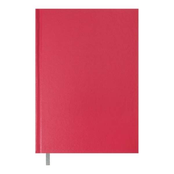 Книга записна OPTIMAL, А5, 64 арк., клітинка,  рожева, бум вініл BM.25514101-10 (шт)