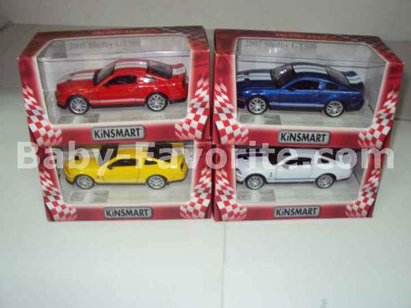 Модель легкова SHELBY GT500 (2007) 5'' KT5310W метал.інерц.відкр.дв.4кол.кор./96/ (шт.)